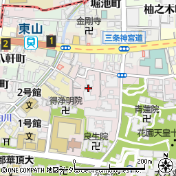 京都府京都市東山区粟田口三条坊町19-1周辺の地図