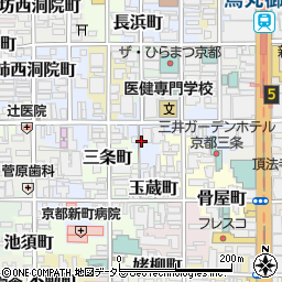 京都府京都市中京区衣棚町48周辺の地図