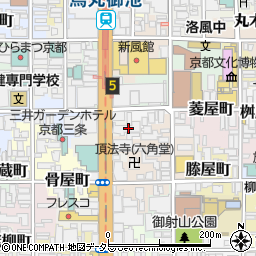 京都市役所　教育委員会総務部教育環境整備室周辺の地図