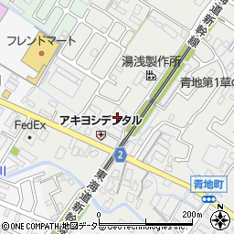 滋賀県草津市青地町686周辺の地図