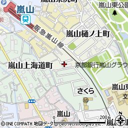 京都府京都市西京区嵐山樋ノ上町1-78周辺の地図