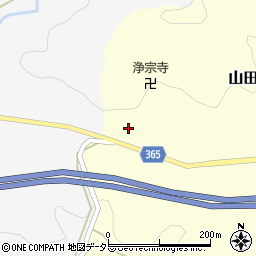 兵庫県佐用郡佐用町山田126周辺の地図