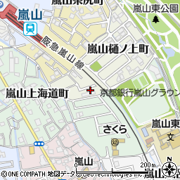 京都府京都市西京区嵐山樋ノ上町1-82周辺の地図