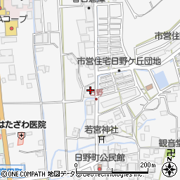兵庫県西脇市日野町20周辺の地図