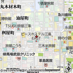 京都府京都市中京区朝倉町526周辺の地図