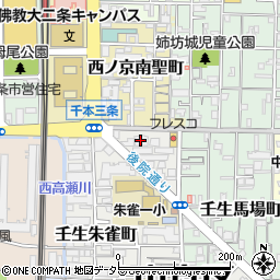 トレコートプレミアム京都二条周辺の地図