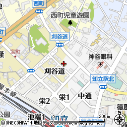 ファミリーマート知立本町店周辺の地図