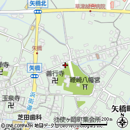 滋賀県草津市矢橋町1457周辺の地図