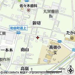 愛知県豊田市和会町新切47周辺の地図