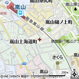 京都府京都市西京区嵐山樋ノ上町1-63周辺の地図