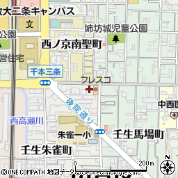 MARUMARU 雲の茶 千本三条店周辺の地図