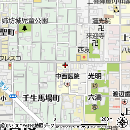京都府京都市中京区今新在家西町3周辺の地図