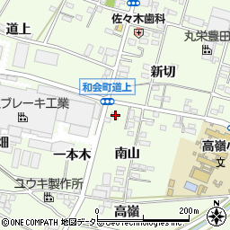 愛知県豊田市和会町新切64-1周辺の地図