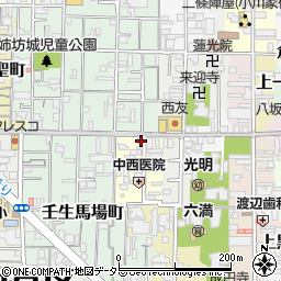 京都府京都市中京区今新在家西町3-1周辺の地図