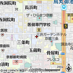京都府京都市中京区衣棚町53周辺の地図