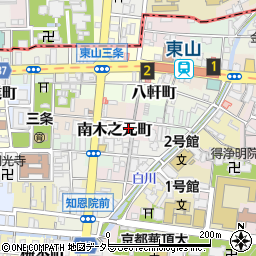 京生麩のお店 愛麩周辺の地図