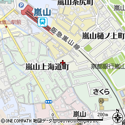 京都府京都市西京区嵐山樋ノ上町1-65周辺の地図