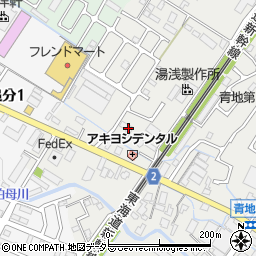 滋賀県草津市青地町687周辺の地図