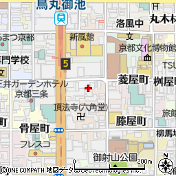 京都府京都市中京区梅忠町20周辺の地図