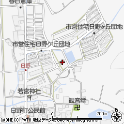 兵庫県西脇市日野町32周辺の地図