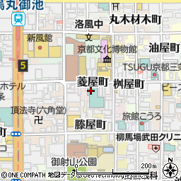 京都府京都市中京区菱屋町43周辺の地図