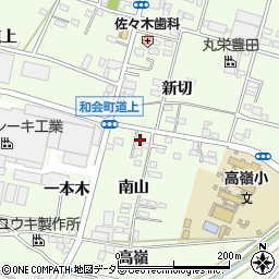 愛知県豊田市和会町新切57周辺の地図