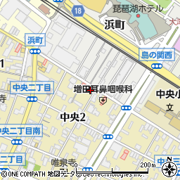大津中央滋賀ビル周辺の地図