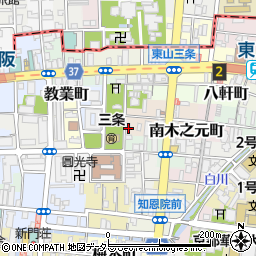 京都府京都市東山区北木之元町532周辺の地図