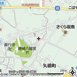 滋賀県草津市矢橋町1241周辺の地図