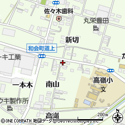 愛知県豊田市和会町新切53周辺の地図