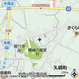 滋賀県草津市矢橋町1245周辺の地図