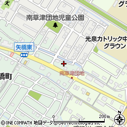 滋賀県草津市矢橋町10-40周辺の地図