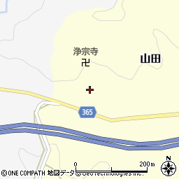 兵庫県佐用郡佐用町山田133周辺の地図