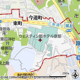 ウェスティン都ホテル京都周辺の地図