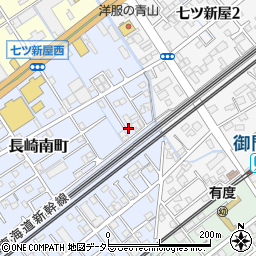 横浜村周辺の地図