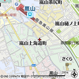 京都府京都市西京区嵐山樋ノ上町1-32周辺の地図
