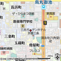 筑前織物京都支店周辺の地図