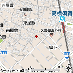 愛知県東海市高横須賀町東屋敷4-4周辺の地図
