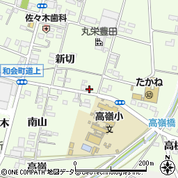 愛知県豊田市和会町新切43周辺の地図