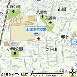 ファミリーマート上郷店周辺の地図