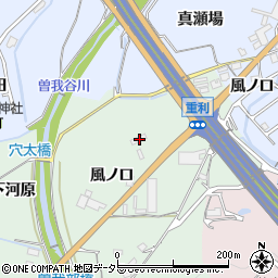 京都府亀岡市曽我部町重利風ノ口22-5周辺の地図