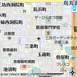 京都府京都市中京区衣棚町45-3周辺の地図