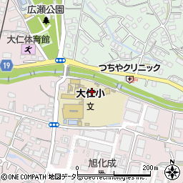 伊豆の国市立大仁小学校周辺の地図