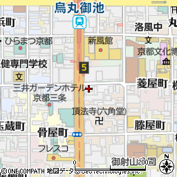 京都府京都市中京区梅忠町9周辺の地図