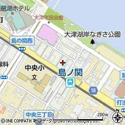 滋賀県大津市島の関6周辺の地図