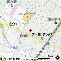滋賀県草津市青地町695-3周辺の地図