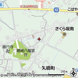 滋賀県草津市矢橋町1486周辺の地図