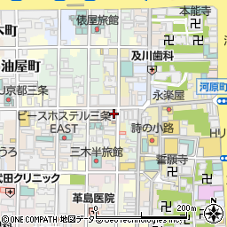 古着屋ＪＡＭ京都店周辺の地図