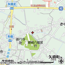 滋賀県草津市矢橋町1471周辺の地図