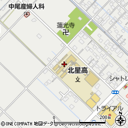 三重県立北星高等学校周辺の地図